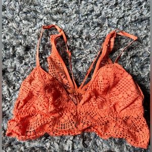 Orange Lacey Bralette size S